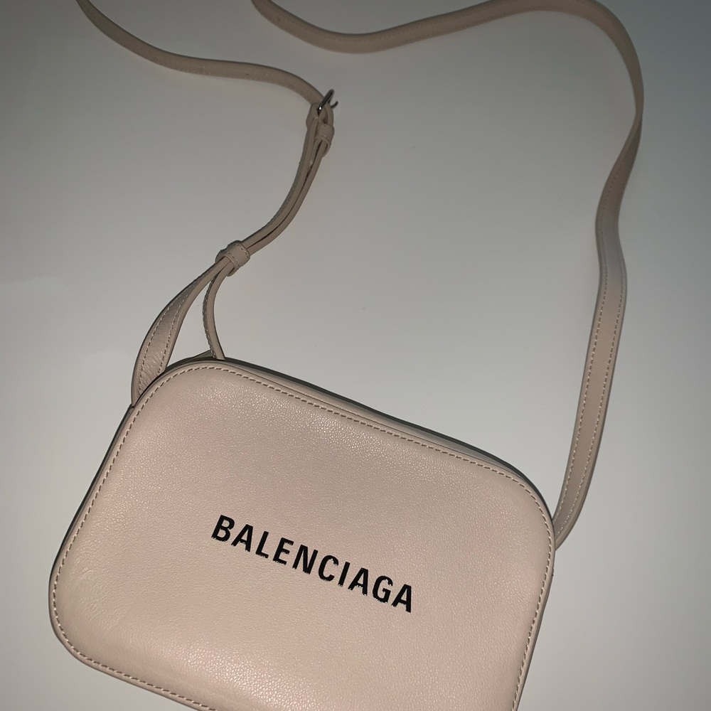 Balenciaga Small bag purse Authentic beige nude color